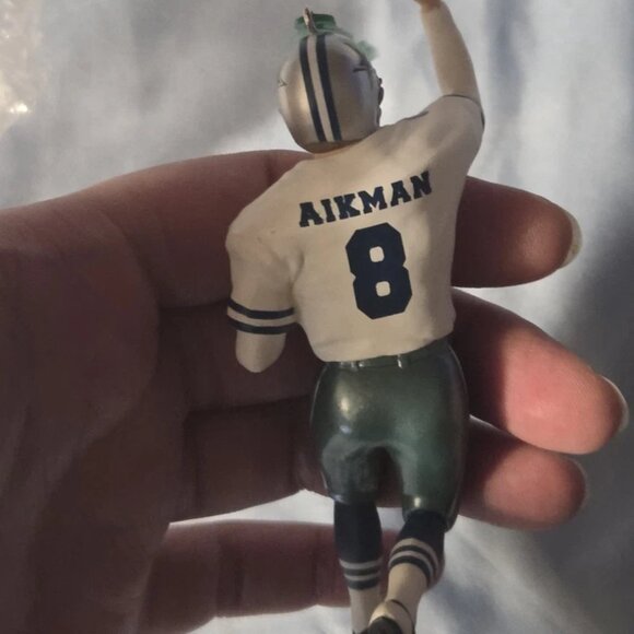 Vintage 1996 Hallmark Keepsake Troy Aikman Ornament Dallas Cowboys CIB - Picture 5 of 10